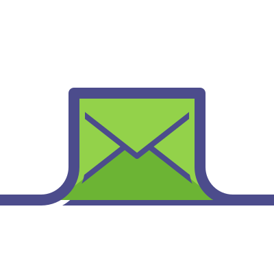 Cartoon email icon